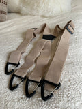 Workwear - X Back Beige Suspenders