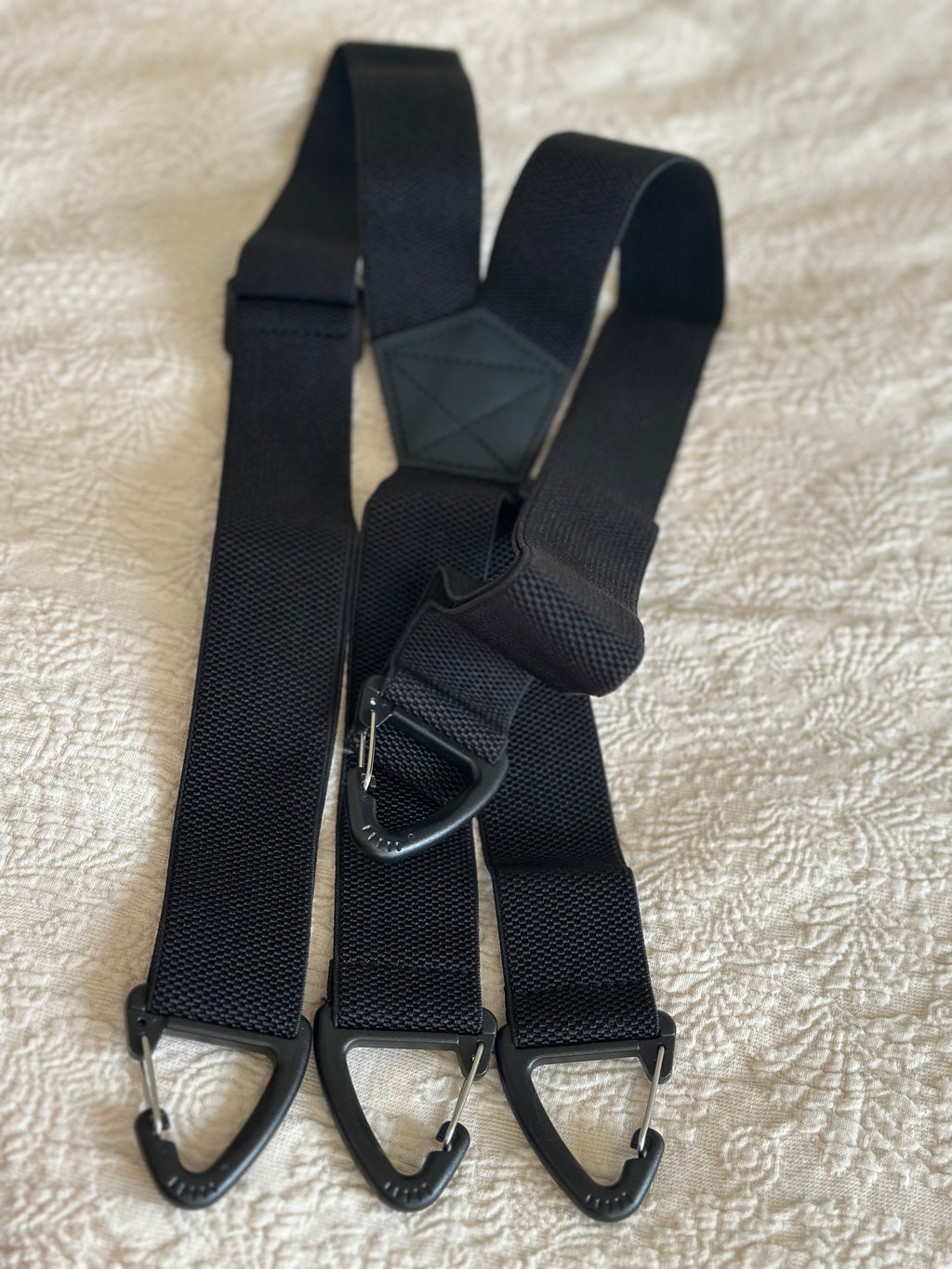 Workwear - X Back Black Suspenders