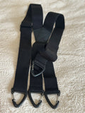 Workwear - X Back Black Suspenders