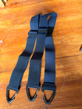 Heavy Duty Y Back Black Suspenders