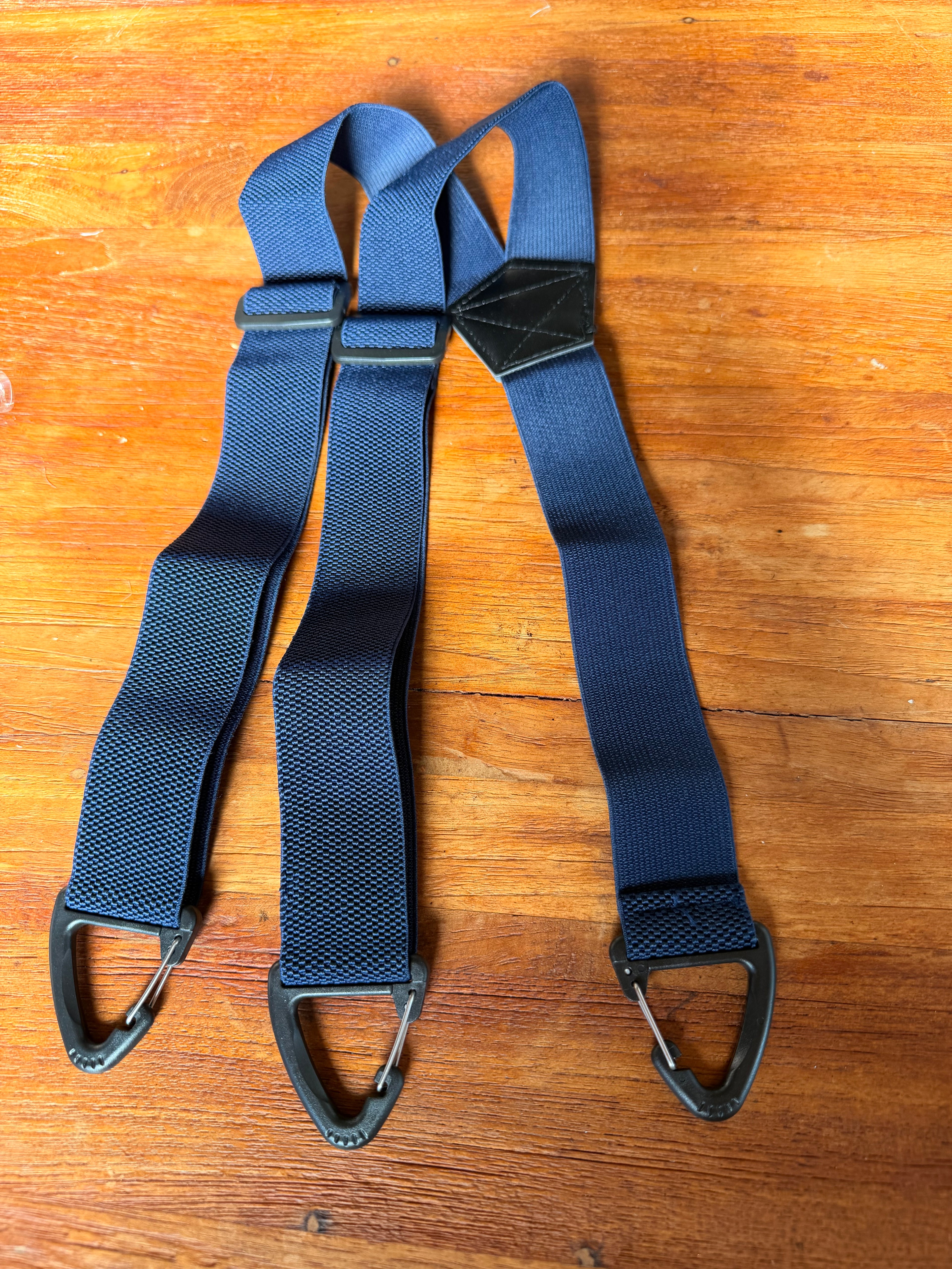 Heavy Duty Y Back Black Suspenders