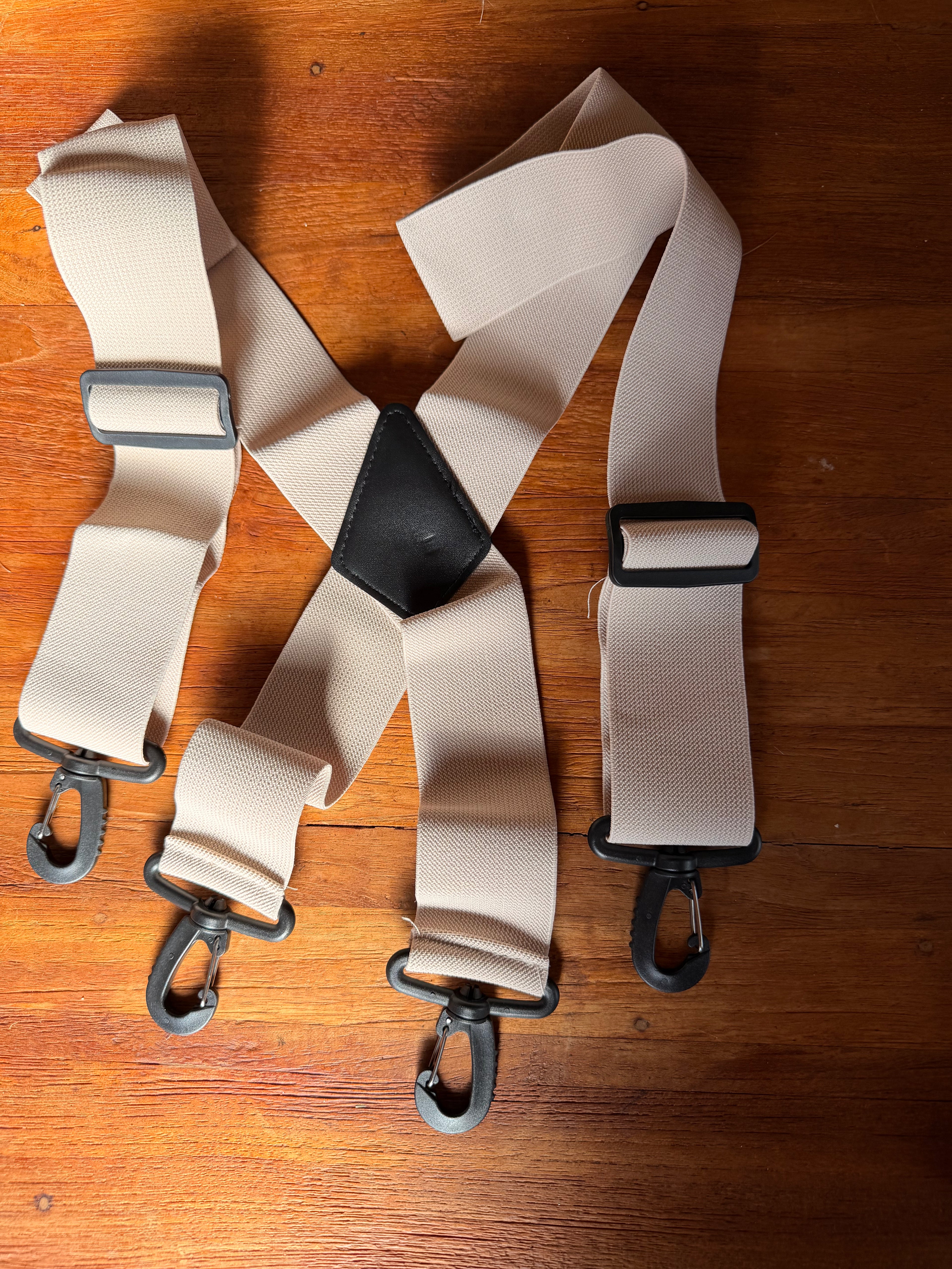 Extra Wide Band X Back Suspenders - Heavy Duty